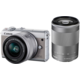 Canon EOS M100 + EF-M 15-45mm IS STM + EF-M 55-200mm IS STM, šedá