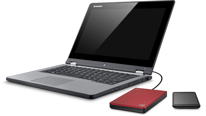 Seagate BackUp Plus Slim Portable 1TB, červená_625704614