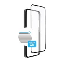 FIXED Ochranné tvrzené sklo 3D Full-Cover pro Apple iPhone XR/11, s aplikátorem, černá FIXG3DA-334-BK