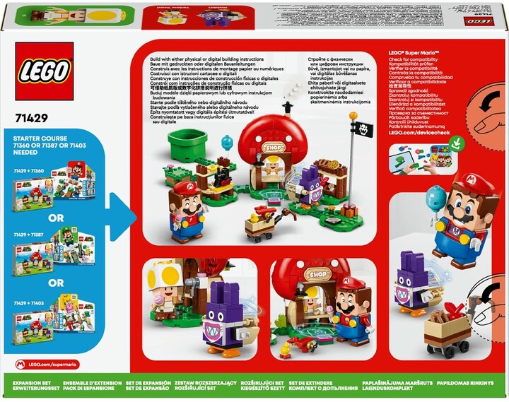 LEGO® Super Mario™ 71429 Nabbit v Toadově obchůdku – rozšiřující set_1921045829