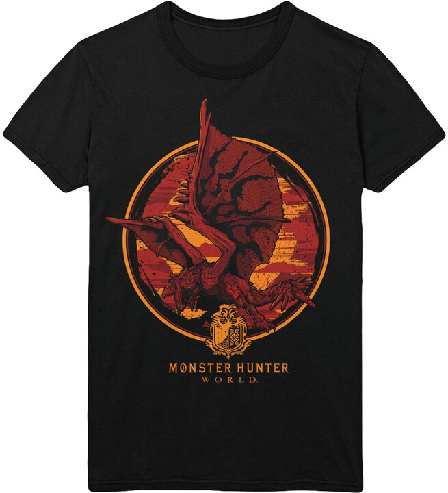Tričko Monster Hunter World - Screaming Rathalos (M)_1979185159