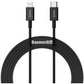 BASEUS kabel Superior Series USB-C - Lightning, rychlonabíjecí, 20W, 2m, černá_980044197