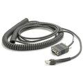Zebra kabel, RS232 / DB9, 6m