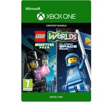 LEGO Worlds Classic Space Pack and Monsters Pack Bundle (Xbox ONE) - elektronicky_1060922162