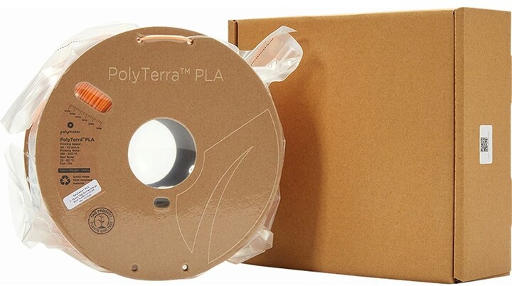 Polymaker tisková struna (filament), PolyTerra PLA, 1,75mm, 1kg, oranžová_1452702721