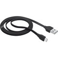 Trust Flat Micro-USB kabel 1m, černá
