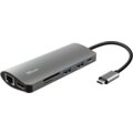 Trust DALYX 7-IN-1 USB-C ADAPTER Poukaz 200 Kč na nákup na Mall.cz + O2 TV HBO a Sport Pack na dva měsíce