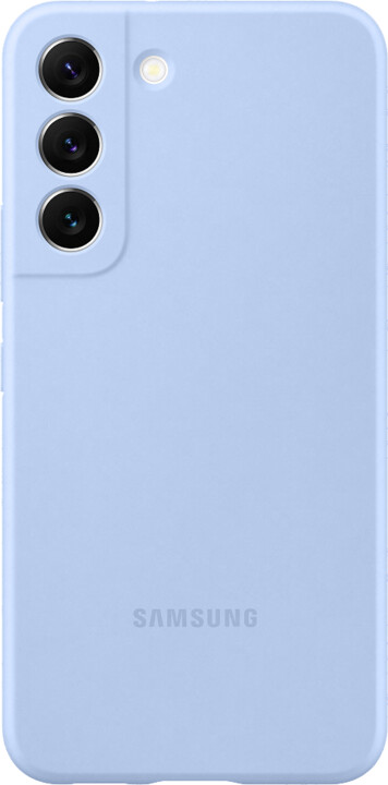 Samsung silikonový zadní kryt pro Galaxy S22, světle modrá_12821450