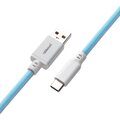 CableMod Pro Coiled Cable, USB-C/USB-A, 1,5m, Blueberry Cheesecake_1154785244