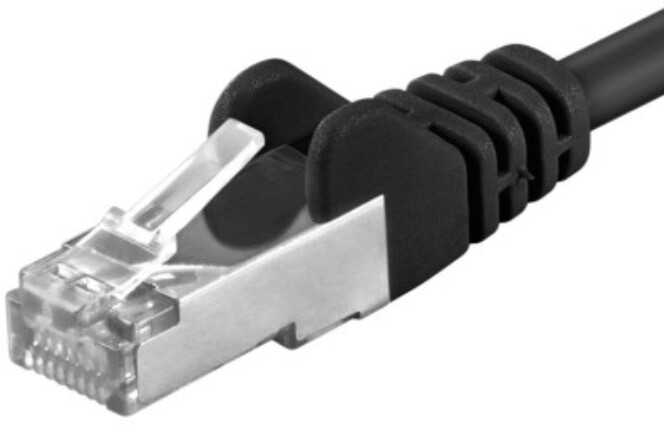Premiumcord Patch kabel CAT6a S-FTP, RJ45-RJ45, AWG 26/7, 1m, černá_908005965
