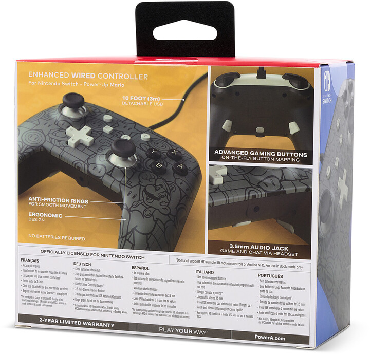 PowerA Enhanced Wired Controller, Power-Up Mario (SWITCH)_643320614