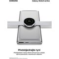 Samsung Galaxy Watch Active, stříbrná_1245405558