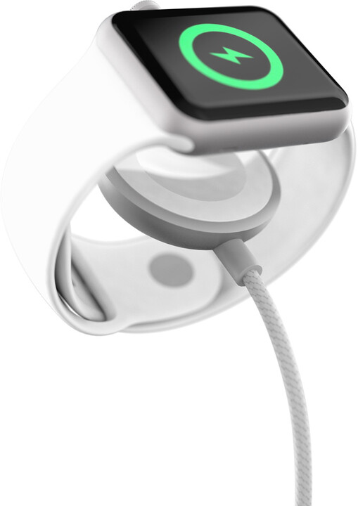 EPICO bezdrátová nabíječka pro Apple Watch, USB-C, 1.2m, bílá_1194242053