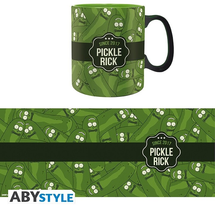 Hrnek Rick and Morty - Pickle Rick, 460 ml_815631124