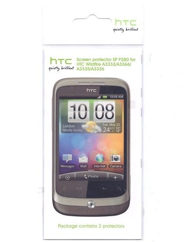 HTC ochranná fólie na displej SP P380 pro Wildfire (2 ks)_395055594
