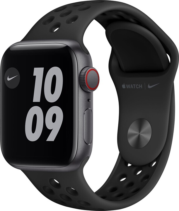 Apple Watch Nike SE Cellular, 40mm, Space Gray, Anthracite/Black Nike Sport Band_816929646