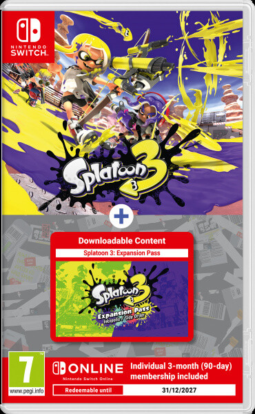 Splatoon 3 + Season Pass + Nintendo Switch Online (SWITCH)_442971394