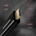 AXAGON kabel mini DisplayPort - HDMI 1.4, 4K@30Hz, 1.8m, černá_345742319