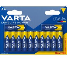 VARTA baterie Longlife Power AA, 8+4ks