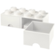 Úložný box LEGO, 2 šuplíky, velký (8), bílá_912462034
