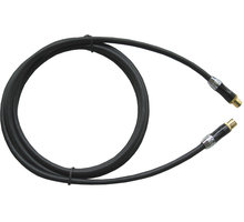 OPTICABLE Premium kabel anténní 75 Ohm, IEC169-2, M-F, 0,75m_46509416