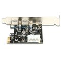 AXAGON PCEU-23R PCI-Express adapter 2x USB3.0 Renesas + LP_315552601