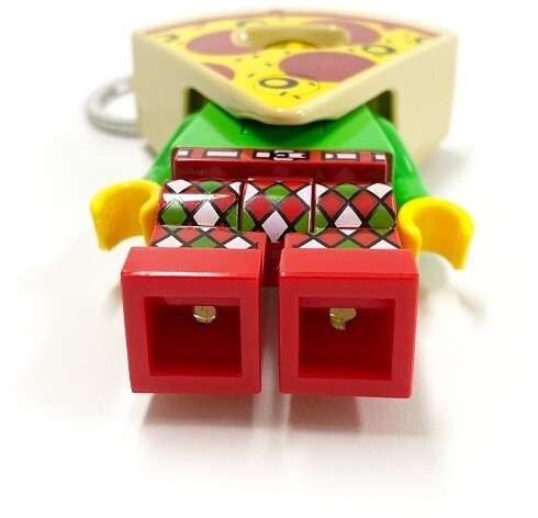 Klíčenka LEGO Iconic Pizza, svítící figurka_1006905523