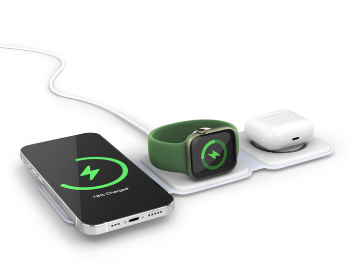 Spello by Epico 3in1 skládací bezdrátová nabíječka pro iPhone, Apple Watch a AirPods_2074327460