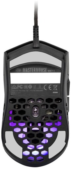 Cooler Master LightMouse MM711, černá