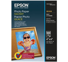 Epson Photo Paper Glossy, 10x15 cm, 500 listů, 200g/m2, lesklý Poukaz 200 Kč na nákup na Mall.cz