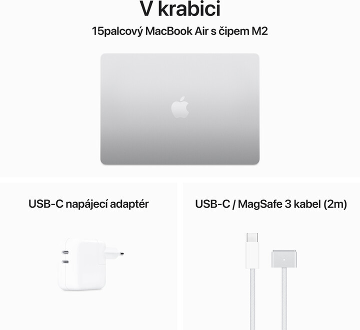 Apple MacBook Air 15, M2 8-core/16GB/1TB SSD/10-core GPU, stříbrná (M2 2023)_402811710