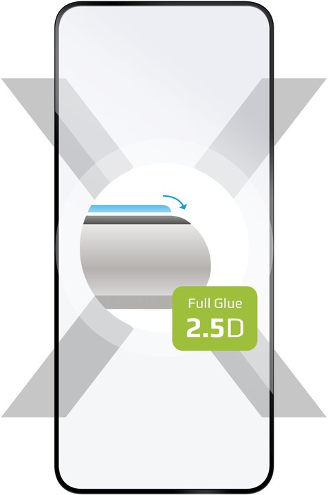 FIXED ochranné sklo Full-Cover pro Xiaomi Redmi Note 11, s lepením přes celý displej, černá_91347831