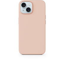 EPICO silikonový zadní kryt s podporou MagSafe pro iPhone 15, růžová_442802499