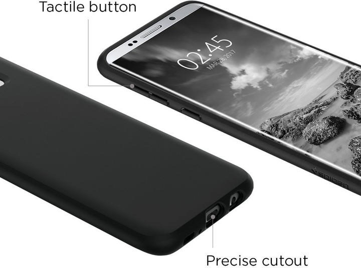 Spigen Liquid Crystal pro Samsung Galaxy S8+, matte black_860200242