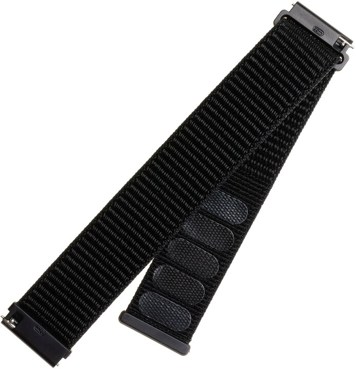 FIXED nylonový řemínek pro smartwatch, 20mm, černá_1264699741