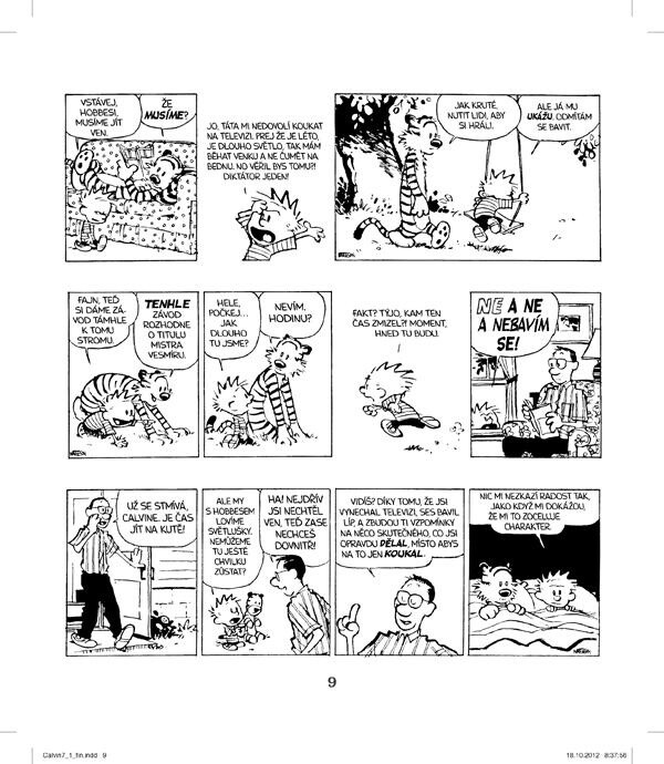 Komiks Calvin a Hobbes: Útok vyšinutých zmutovaných zabijáckých obludných sněhuláků, 7.díl_1875995766