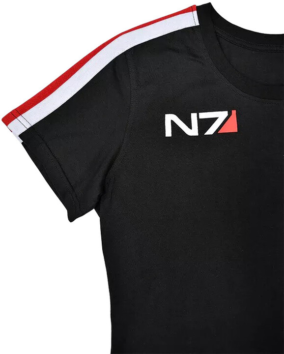 Tričko Mass Effect - N7 Stripe Logo, dámské (XL)_1396243362