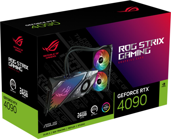 ASUS ROG STRIX LC GeForce RTX 4090 24G GAMING, 24GB GDDR6X_2141962932