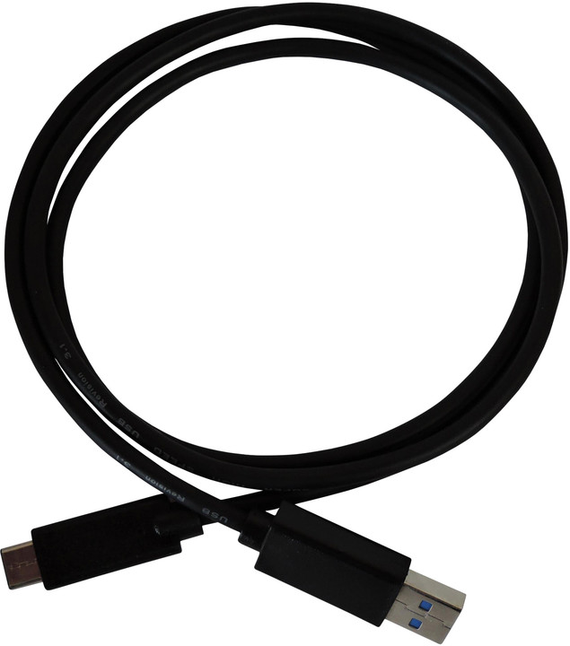 Kabel USB 3.1 C-TYPE, 1m, černý_463068610