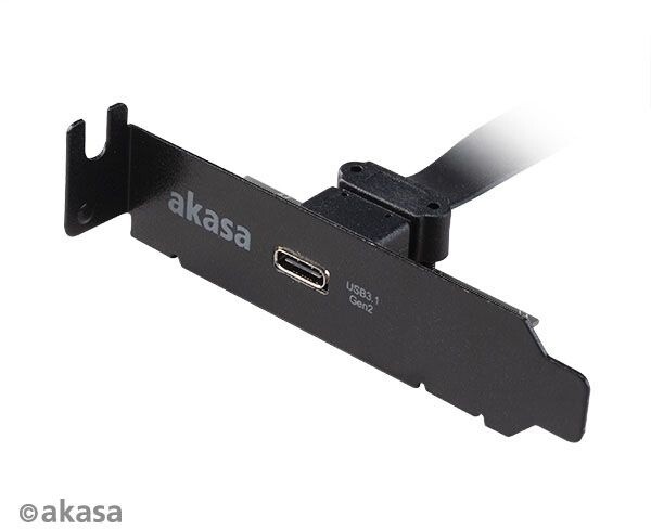 Akasa - USB 3.1 gen 2 Typ C PCI záslepka low profile_1485835911