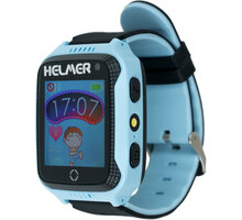 Helmer LK 707 dětské hodinky s GPS lokátorem s možností volání, fotoaparátem, modré O2 TV HBO a Sport Pack na dva měsíce