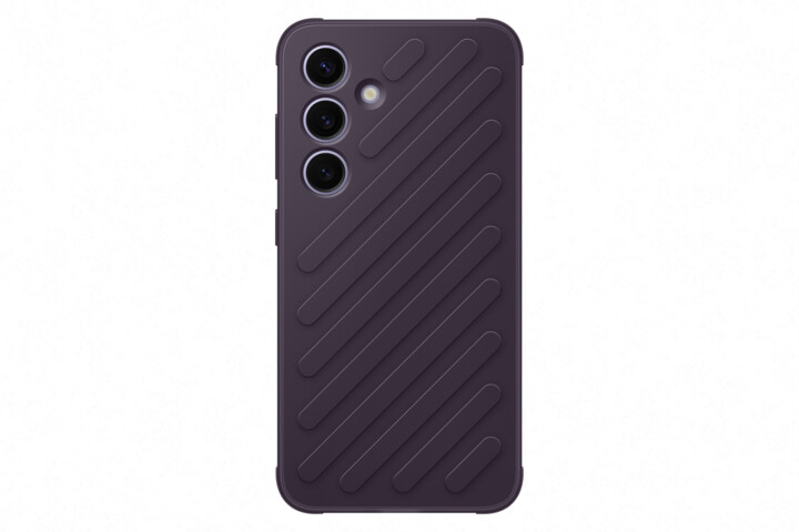 Samsung tvrzený zadní kryt Shield Case pro Galaxy S24, tmavě fialová_28222427