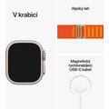 Apple Watch Ultra, 49mm, Cellular, Titanium, Orange Alpine Loop - Small_1567664356