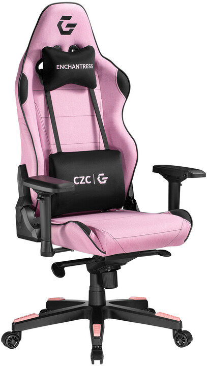 CZC.Gaming Enchantress, herní židle, růžová/černá_1946677488