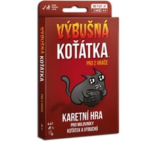Karetní hra Výbušná koťátka - Edice pro 2 hráče Poukaz 200 Kč na nákup na Mall.cz