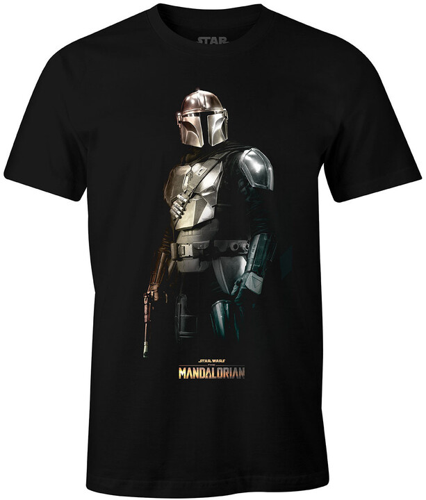 Tričko Star Wars: The Mandalorian - Iron Mando (S)_1102698575