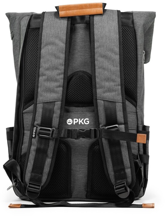 PKG Brighton Laptop Backpack 16”, tmavě šedá_1665961188