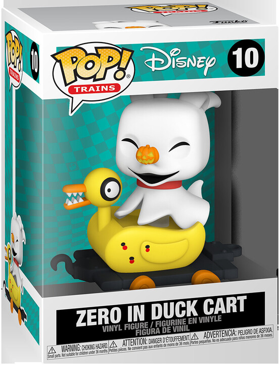 Figurka Funko POP! The Nightmare Before Christmas - Zero in Duck Cart_1915731655