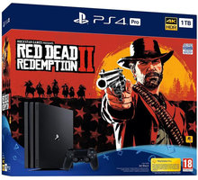 PlayStation 4 Pro, 1TB, černá + Red Dead Redemption 2_750080906