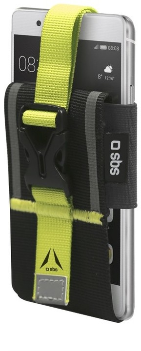 SBS Multifunkční sportovní pouzdro pro smartphone, černá_989195578